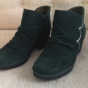 Fly London Waco Ruched Ankle Booties